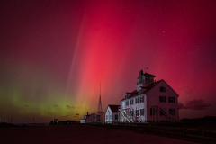 3rd place by Betsey Strum of Cape Cod Viewfinders (MA) with “Coast Guard Station Illumination”