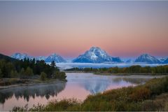 Honor Award,	John	Hoffman,	“Dawn at Oxbow Bend,”	North Country Camera Club (NH)